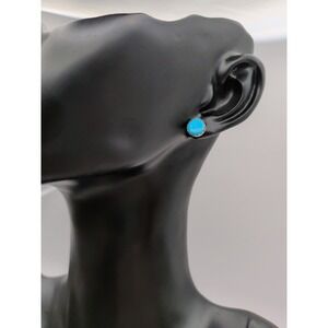 Sterling‎ silver .925 Turquoise Stud Earrings